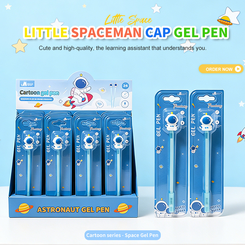 Pulpen Gel Kartu Hisap Spaceman Paket Tunggal
