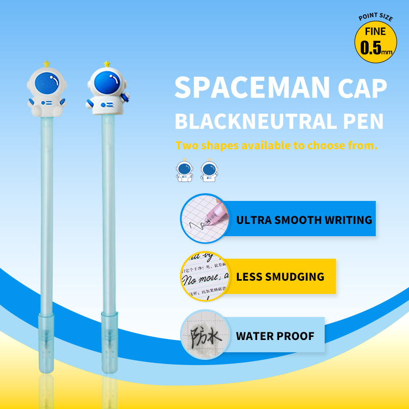 Pulpen Gel Kartu Hisap Spaceman Paket Tunggal