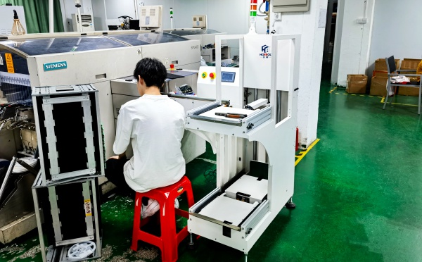 合瑞科技L型收板机全自动下板机smt收送料机料框式全自动上下板机厂家