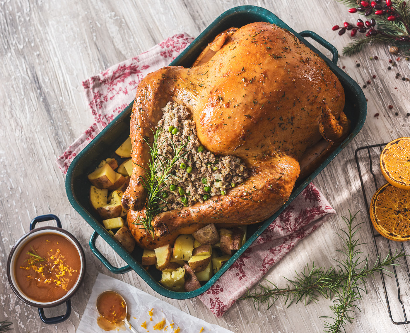 Roasted chicken
