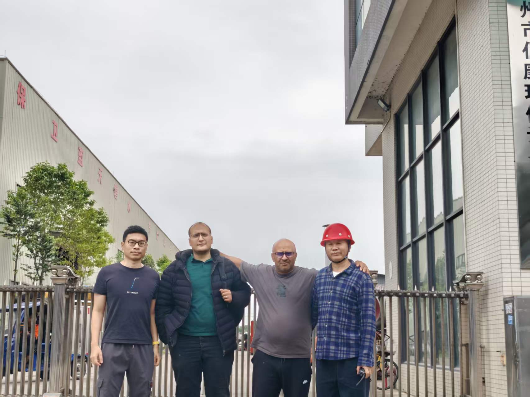 欢迎土耳其客户来我司参观