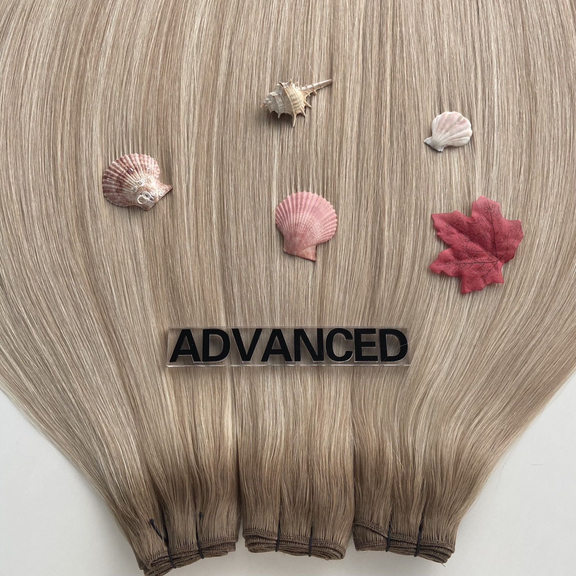 Double Drawn Rooted Color Machine Wefts