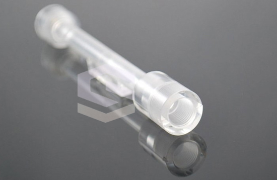 Clear plastic part molding