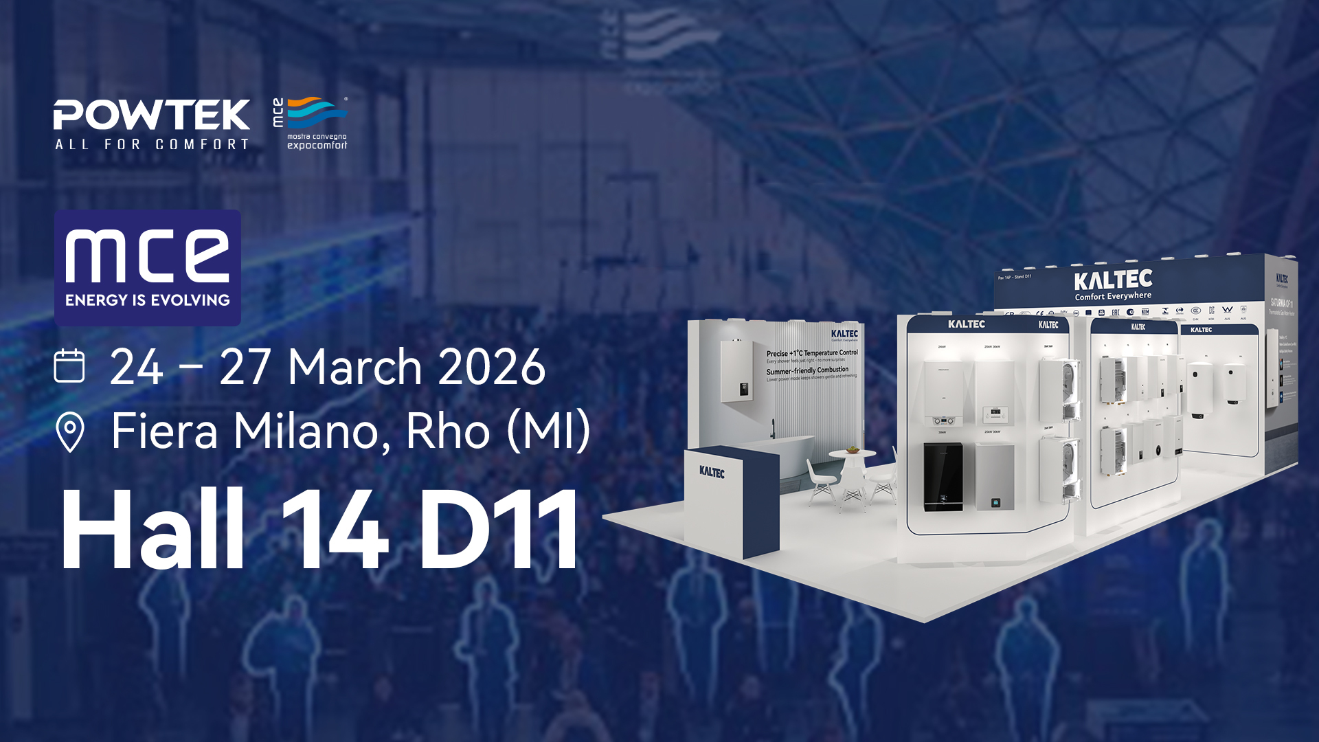 Powtek will be exhibiting at MCE 2026!