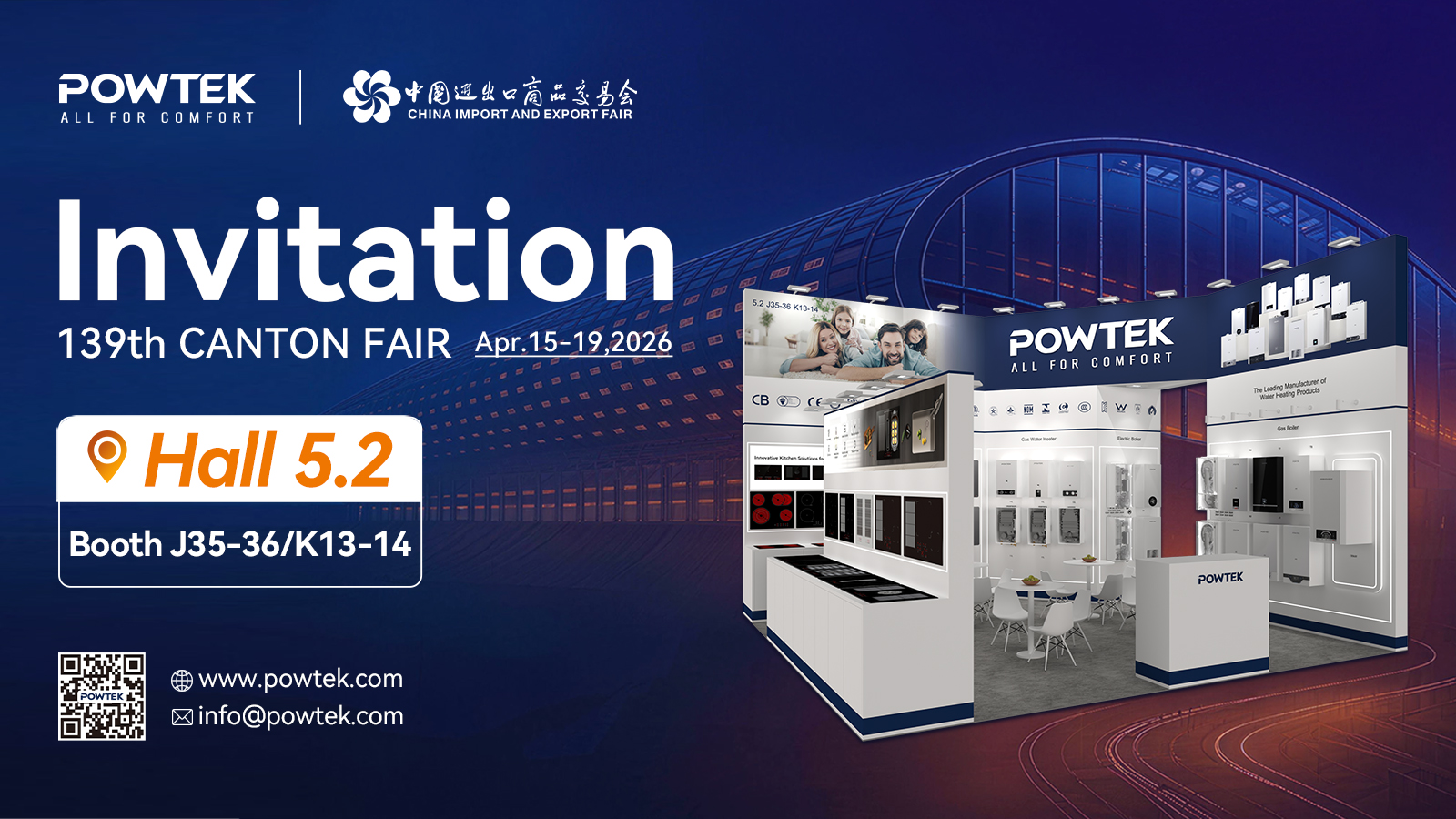 Powtek at Canton Fair 2026