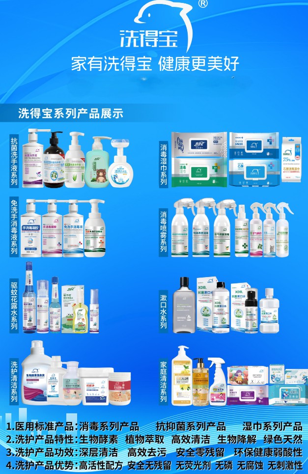 洗得宝部分产品展示