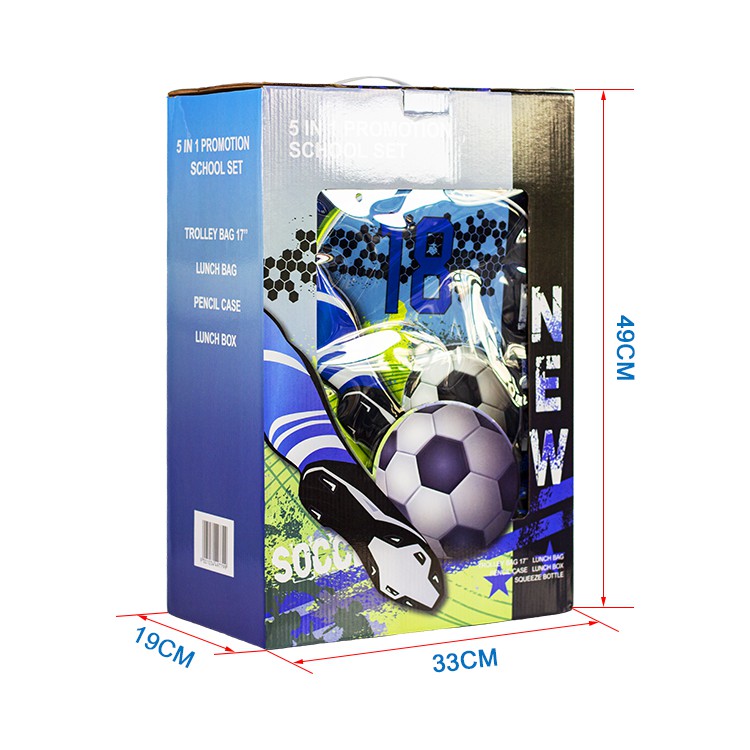 KIDS FOOTBALL SCHOOL BAGS SET FOR BOYS
