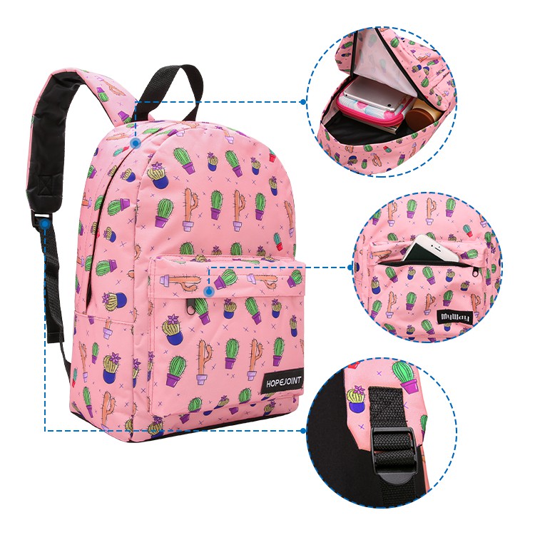 URBAN BACKPACK WITH HOT TRANSFER PRINTING