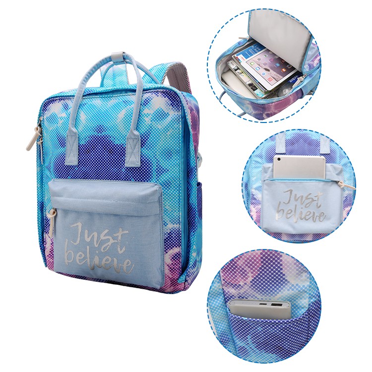 BACKPACK WITH HANDLE FOR DAILY USE
