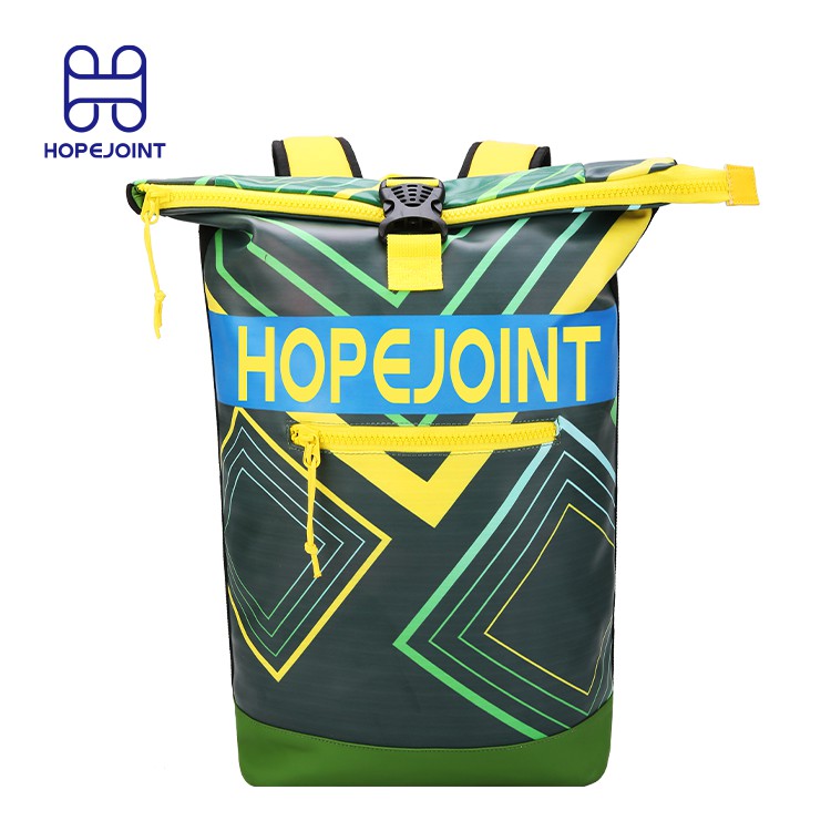 CASUAL TOP FOLDABLE PU PRINTING BACKPACK