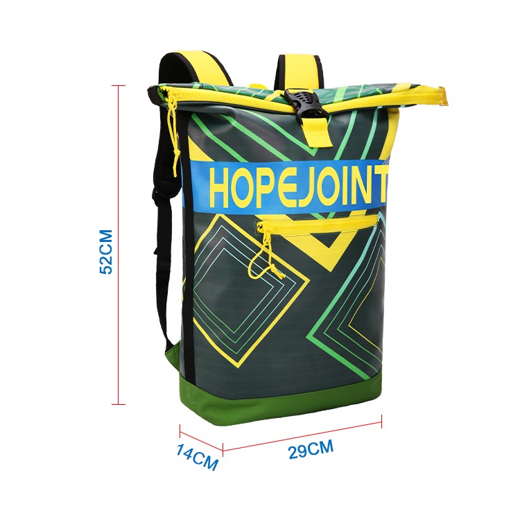 CASUAL TOP FOLDABLE PU PRINTING BACKPACK