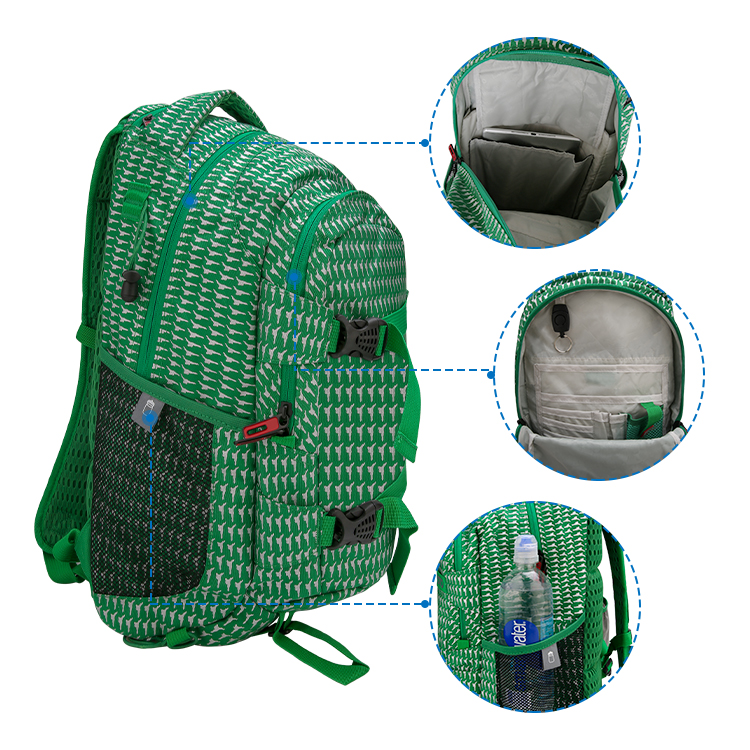 SPORTS BACKPACK WITH ALL OVER PRINTING