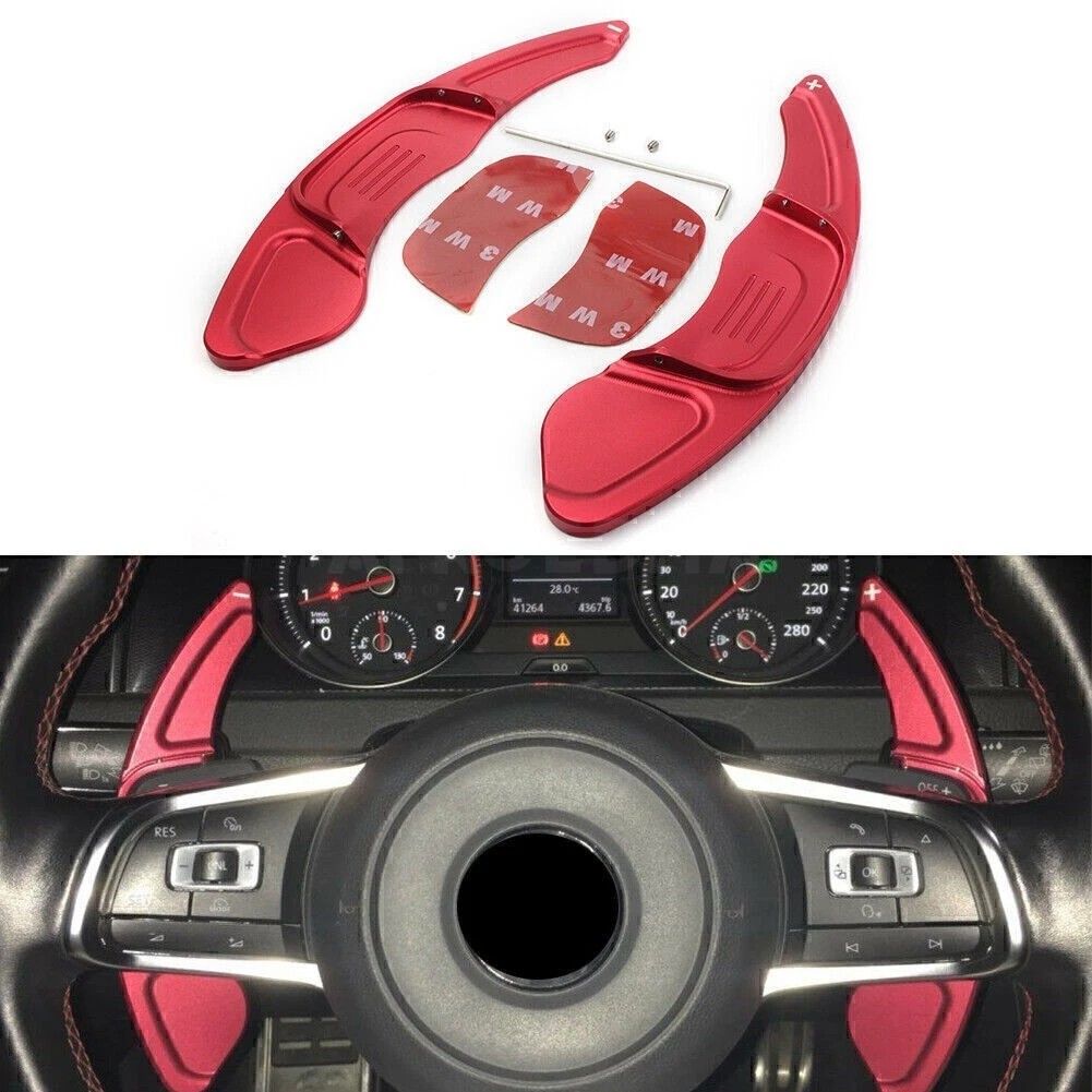 Fit VW GOLF 7 15-GTI R MK7 Car Steering Wheel Paddle Shifters Extension Fit VW GOLF 7 15-GTI R MK7