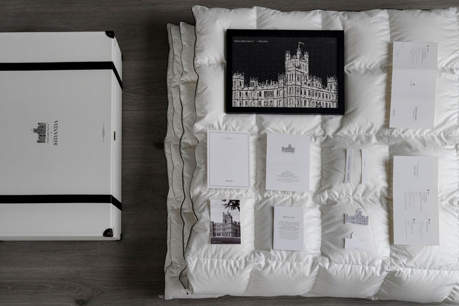 Highclere Castle licensed bedding products