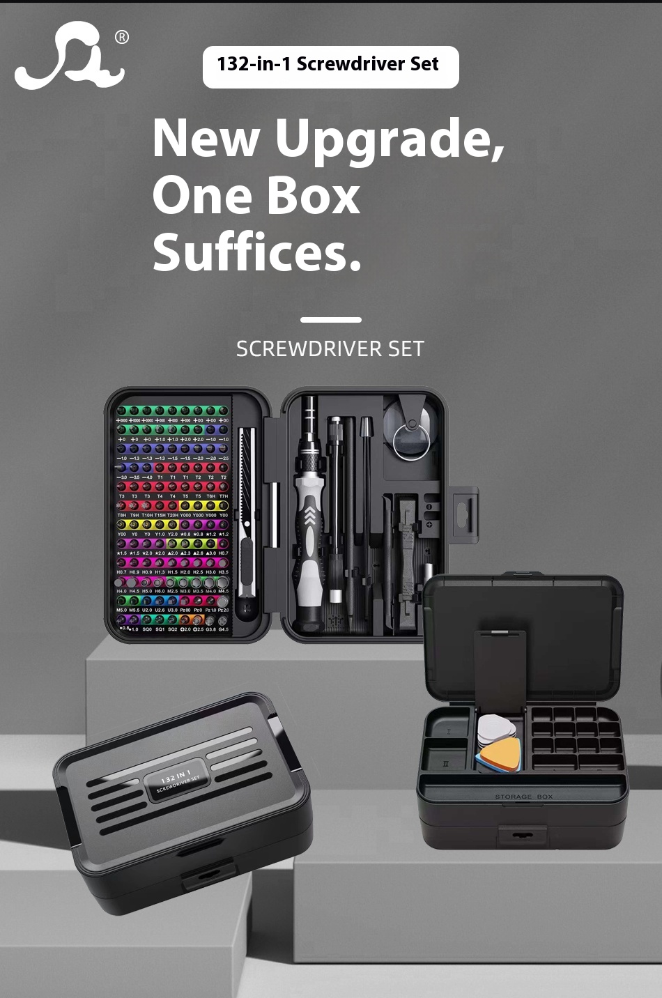 ANVANNA 132 in 1 Precision Screwdriver Kit