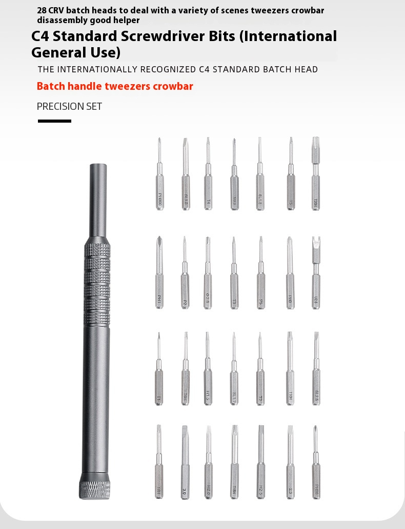 ANVANNA 31 in 1 precision screwdriver kit, aluminum alloy kit