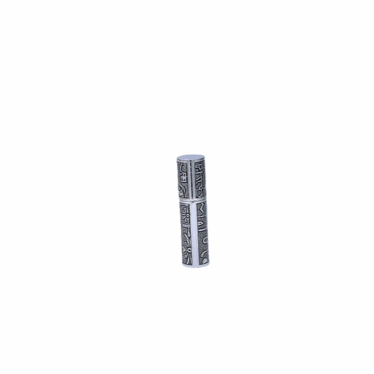 Custom Design Empty Luxury Crimp Rectangle Transparent Black Glass Perfume Bottle 30ml 50ml 100ml with Gold Cap