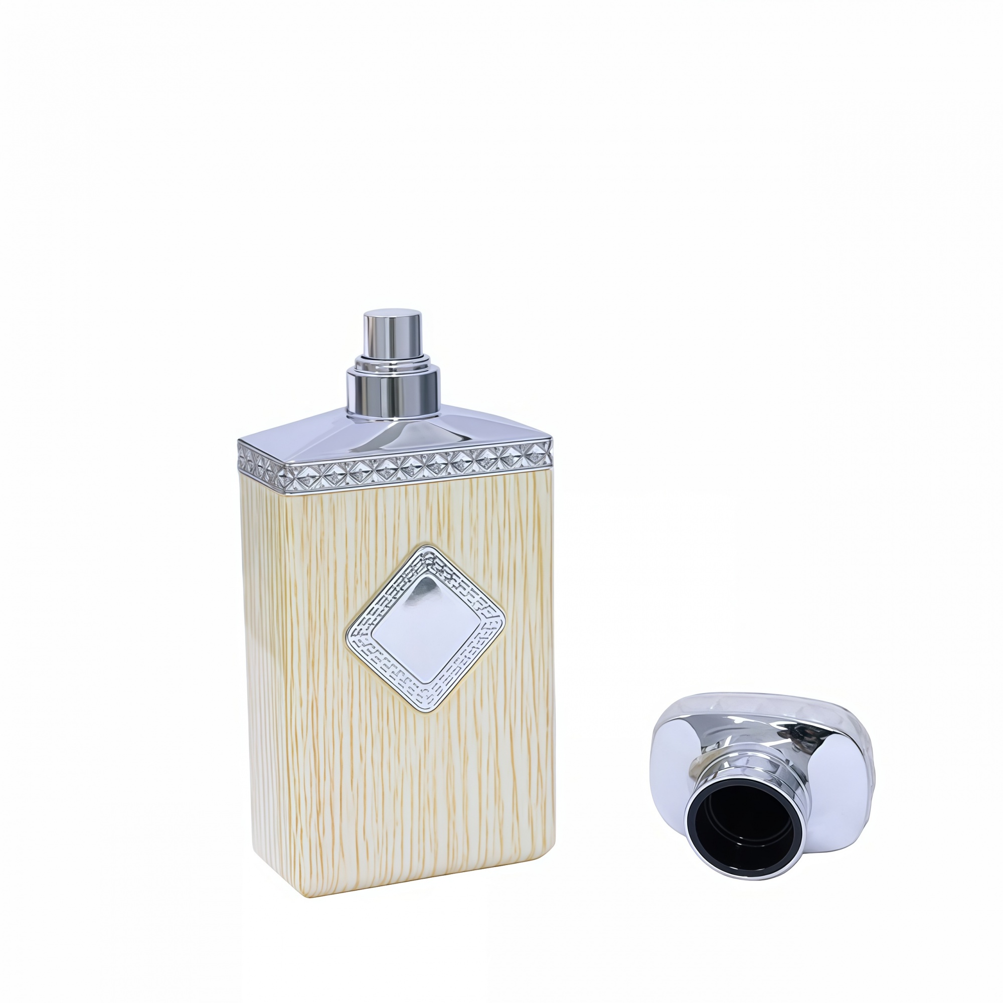 New Perfume Bottle Clear 100ML Glass Spray Perfume Bottle with Cap