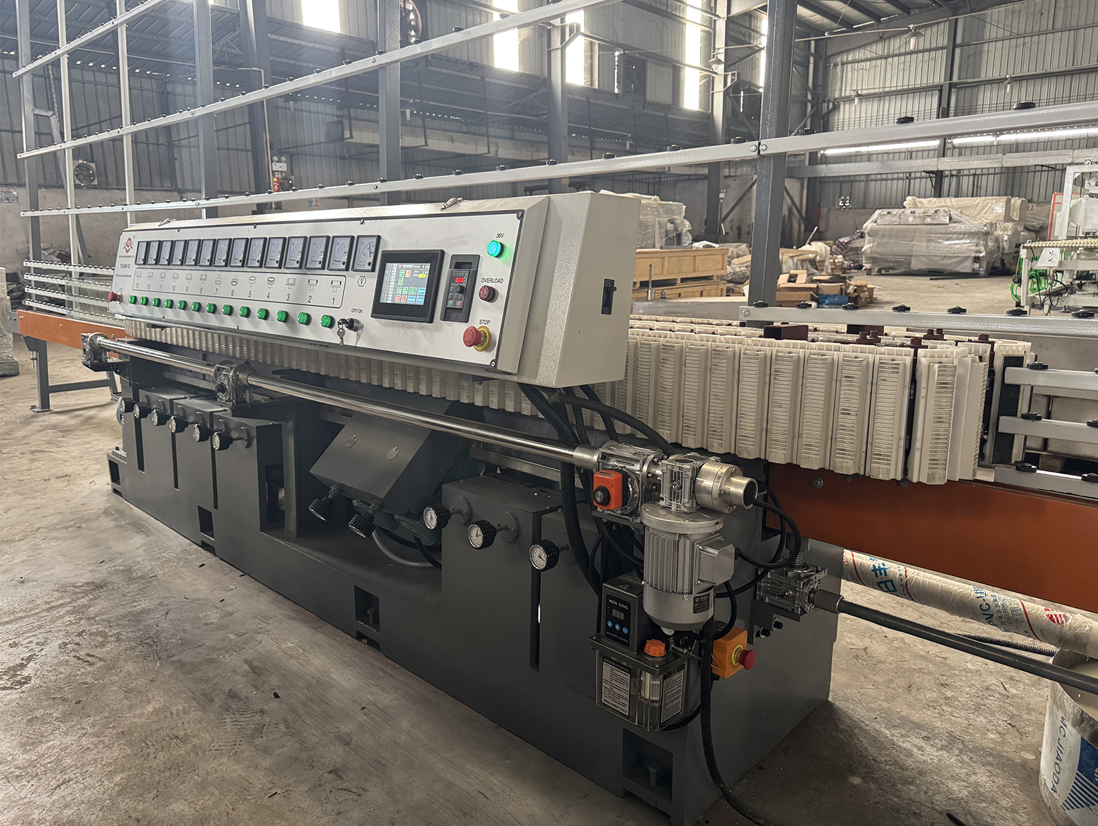 New glass edging machine for laminated glass edging