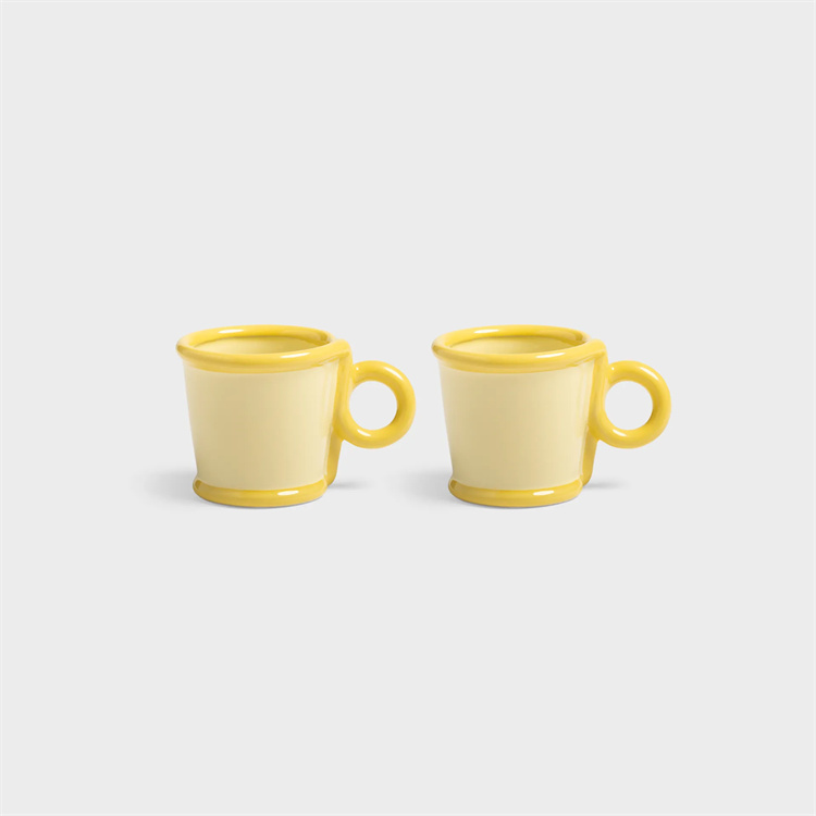 Creative and simple ceramic tea cup and teapot set