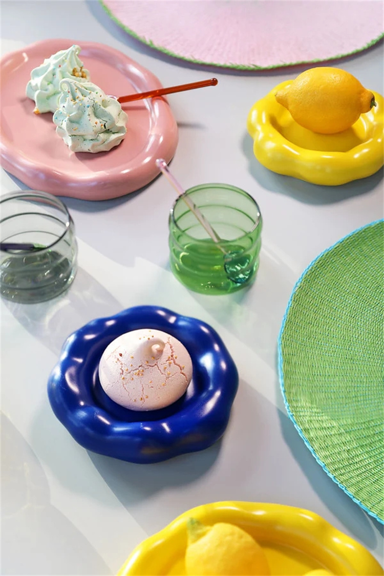 Ceramic creative pastry plates