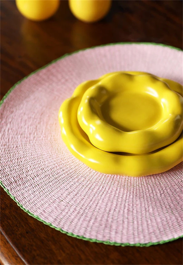 Ceramic creative pastry plates