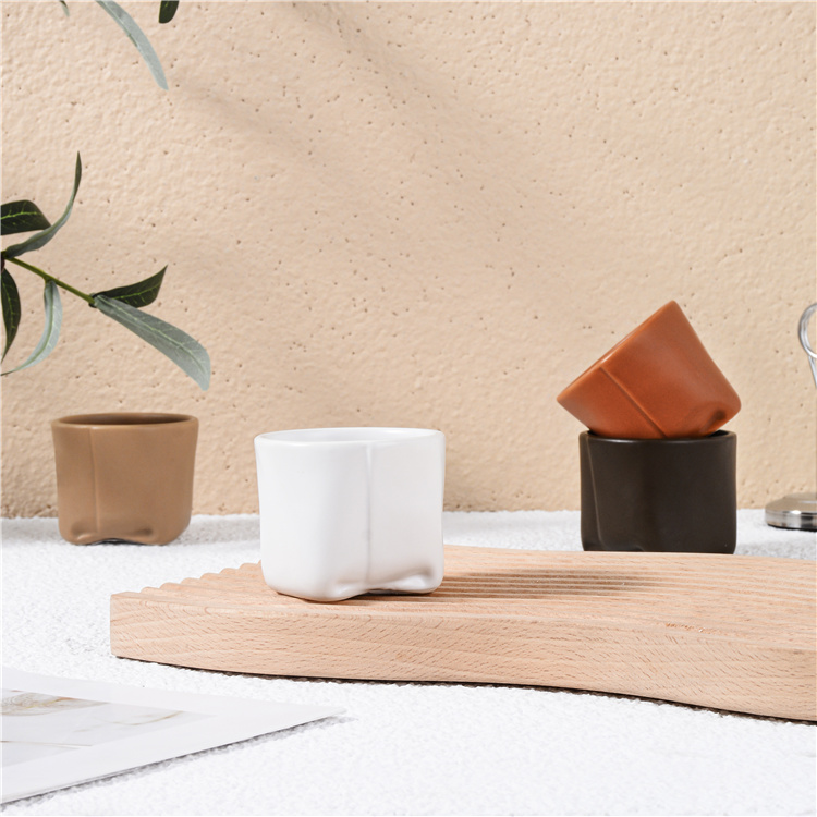 Multi-color small tea cup series