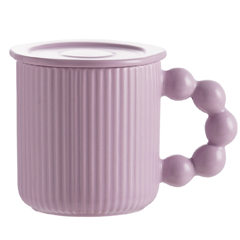 Macaron bead cups, mugs, coffee cups, made of ceramic