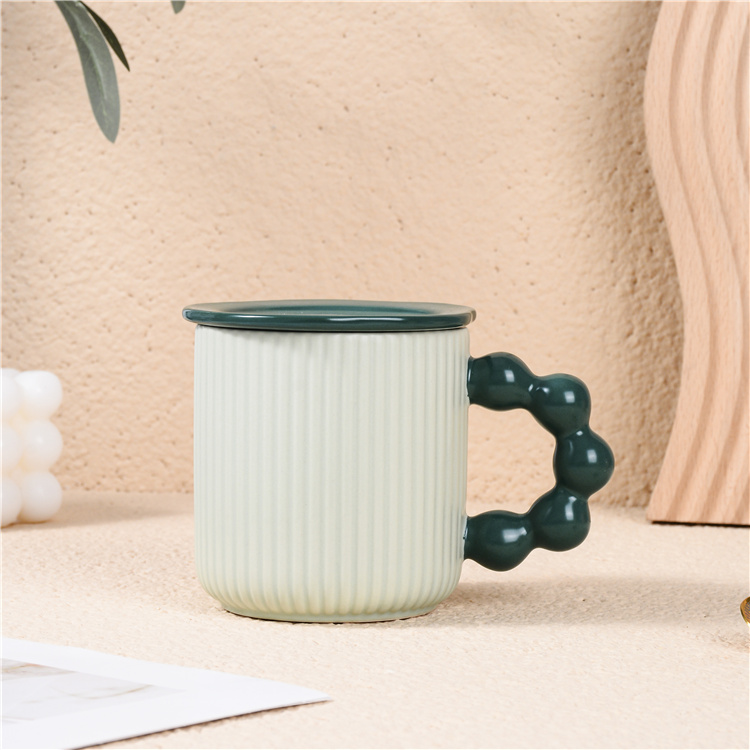 Ceramic bead series mugs and coffee cups