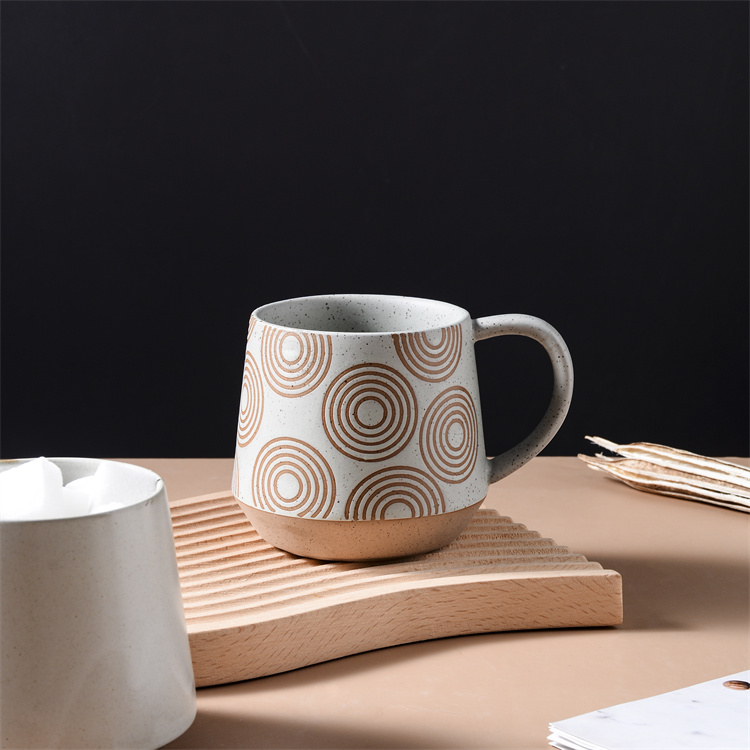 Ceramic tea cups, coarse tea cup series