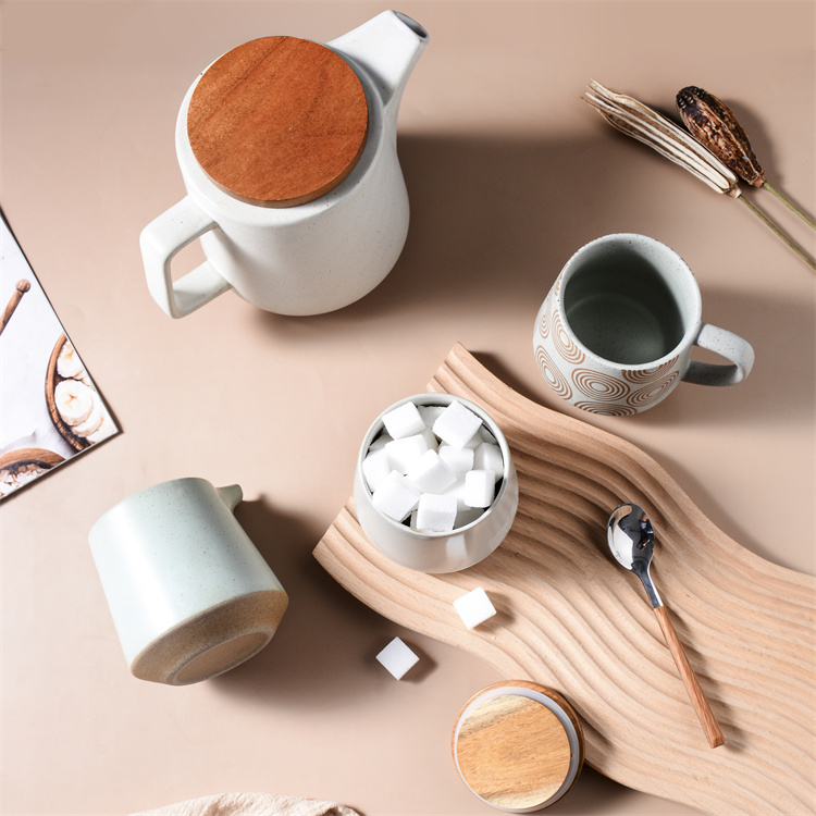 Ceramic tea cups, coarse tea cup series