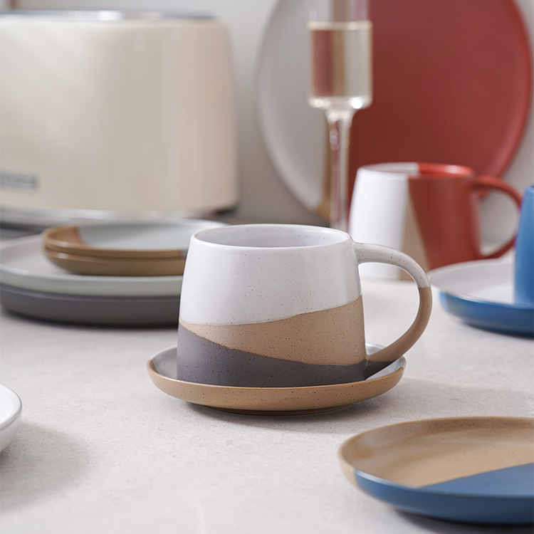 Ceramic geometric series tableware set