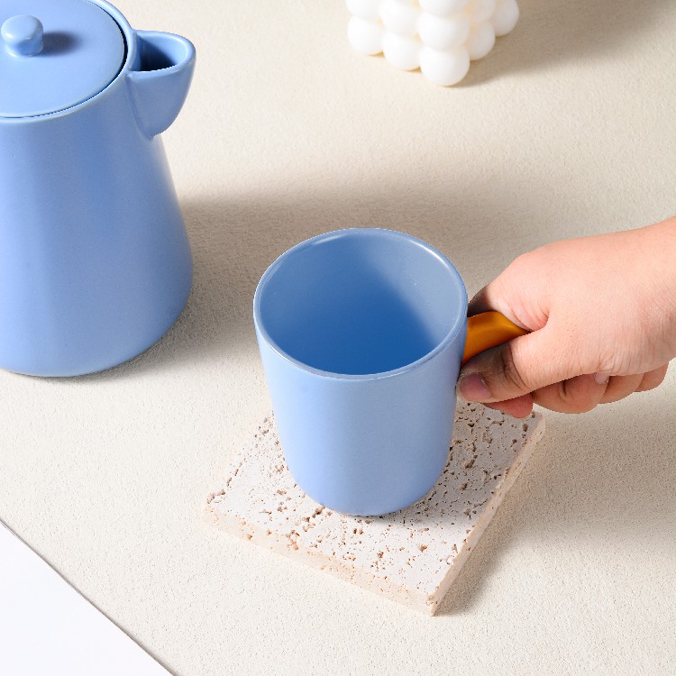 Blue teacup set series
