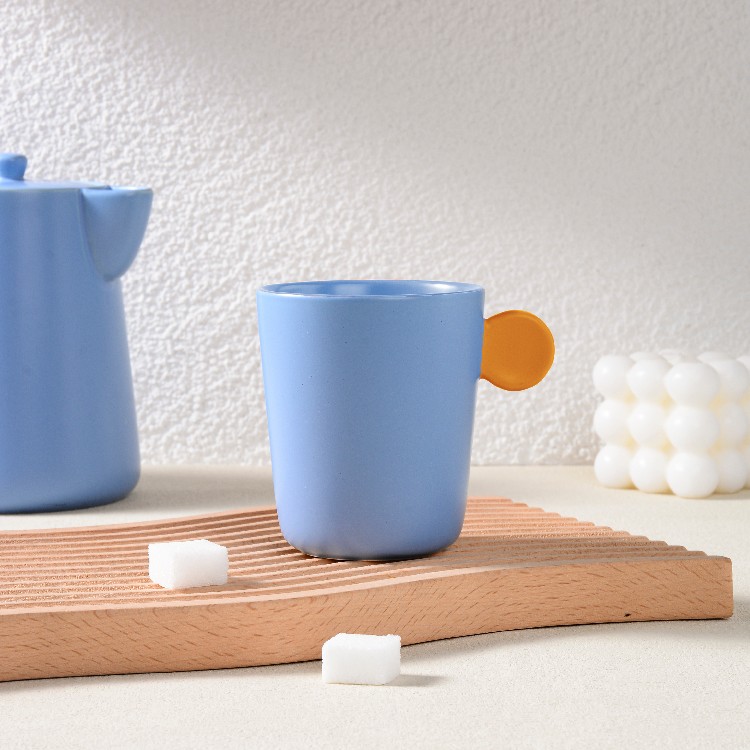 Blue teacup set series