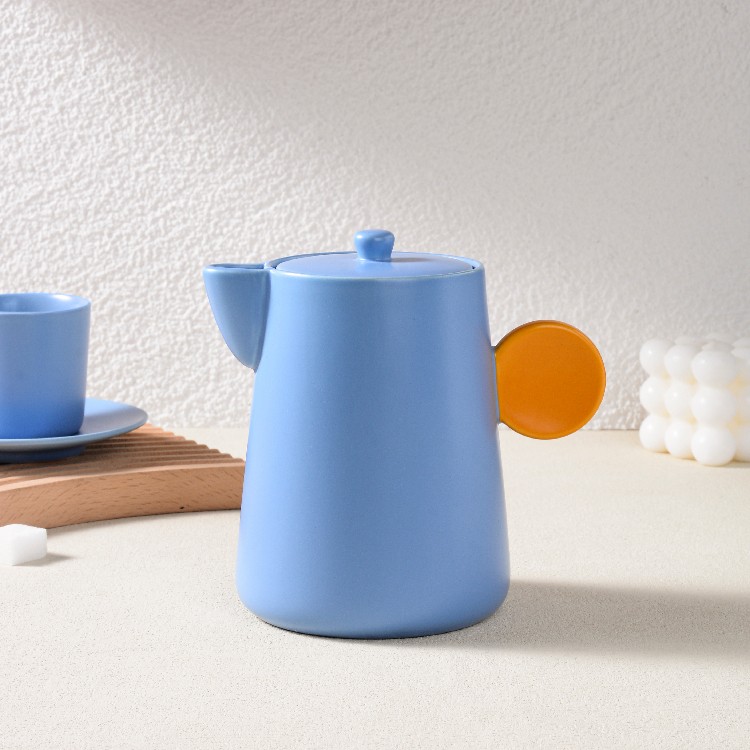 Blue teacup set series