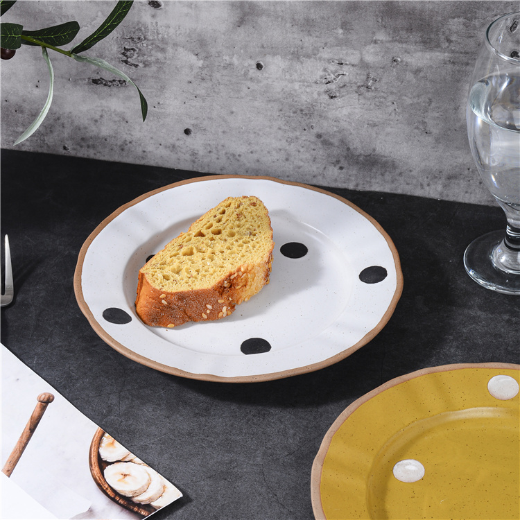 Ceramic polka dot disc series
