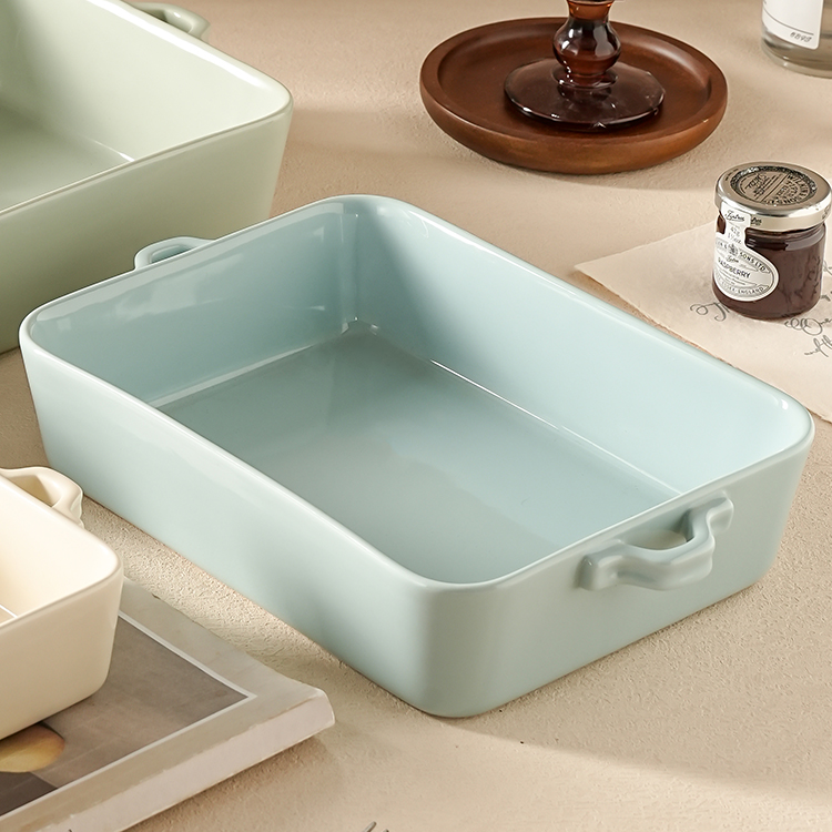 Ceramic sanitary baking trays in various specifications