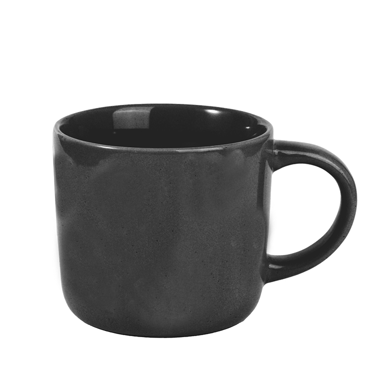 Ceramic solid-color coffee cups, saucers and mug series