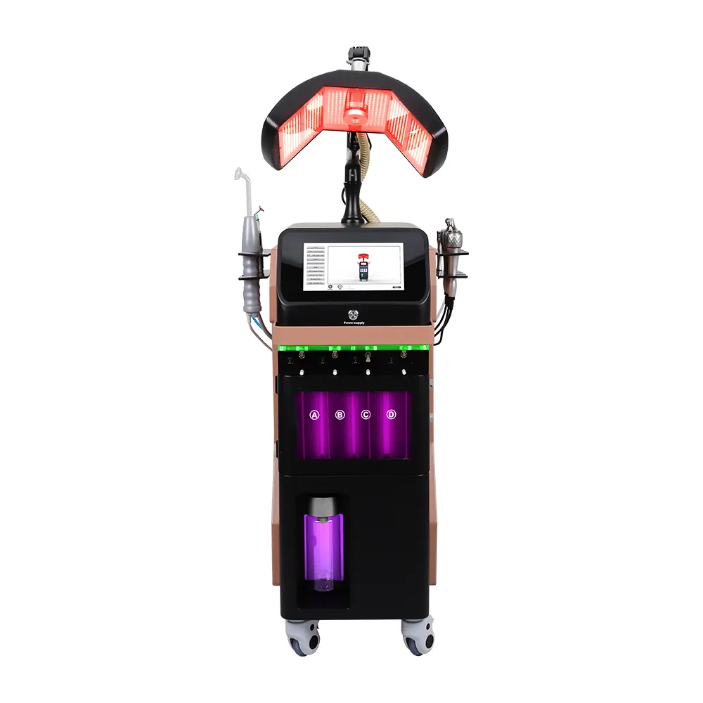 9 In 1 Hydro Dermabrasion Facial Machine Diamond Dermabrasion Skin Care Face Cleaning Hydro Microdermabrasion Facial Machine