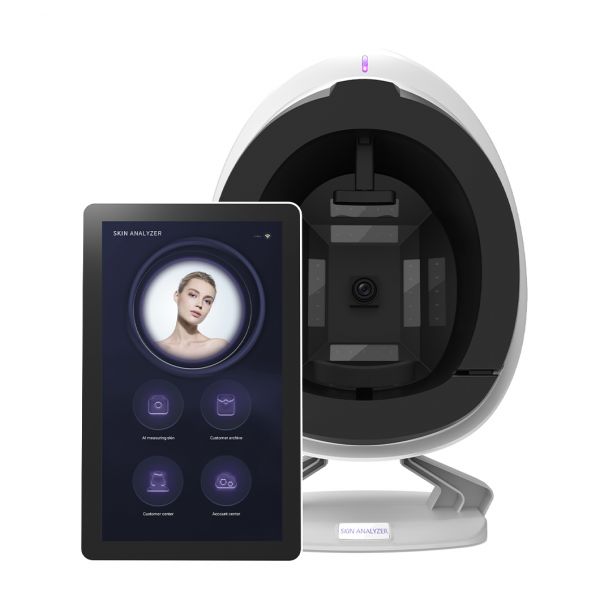 AI Magic Mirror 3d Facial Skin Analyzer Acne Skin Analysis Full Face Scanner Testing Skin Analyzer Machine