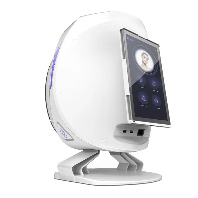 AI Magic Mirror 3d Facial Skin Analyzer Acne Skin Analysis Full Face Scanner Testing Skin Analyzer Machine
