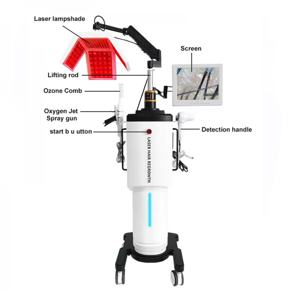 650nm Laser Led Light Hair Regrowth Beauty for Salon Transplant Hair Care Treatment Scars Hair Regrowth Wrinkles Machine