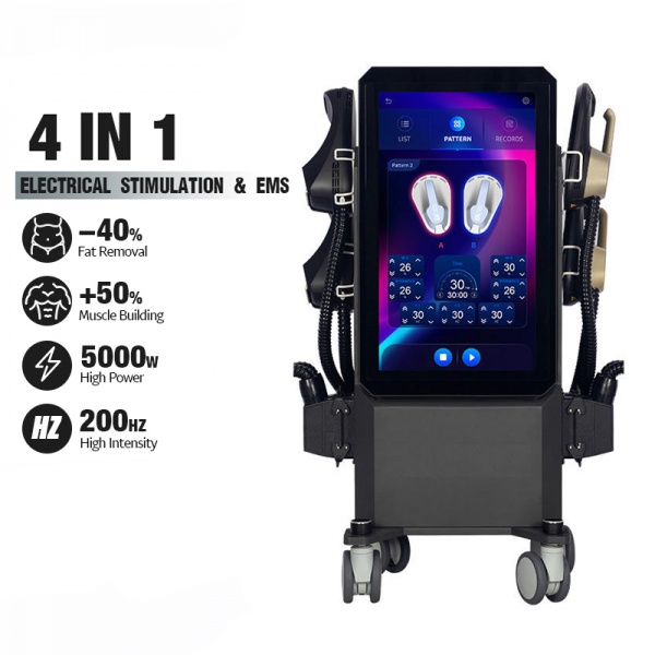 4 Handles EMS Slimming Body Sculpt Emslim Neo RF Muscle Stimulation Body Sculpting Machine