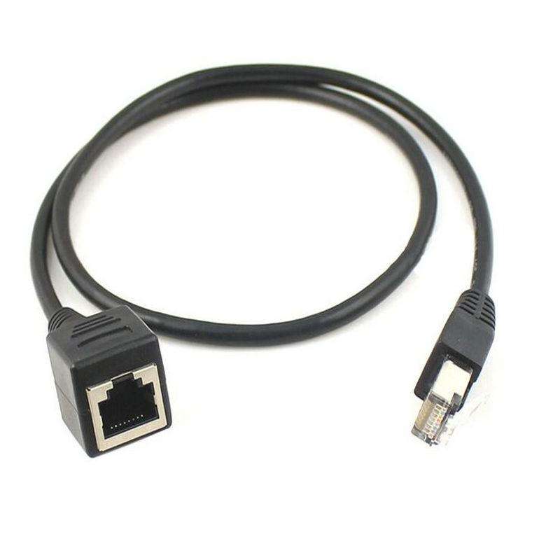 RJ45 Female to Male CAT5 CAT6 Extension Cable
