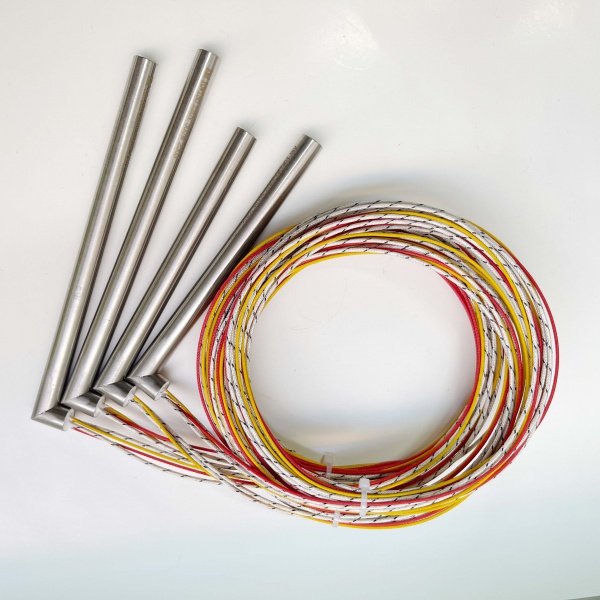 L Shape Cartridge Heater with Built-in Thermocouple