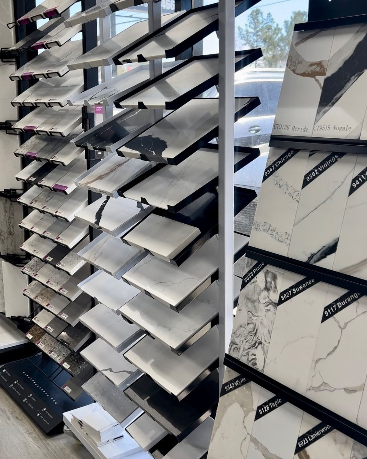 Quartz Stone Display Racks