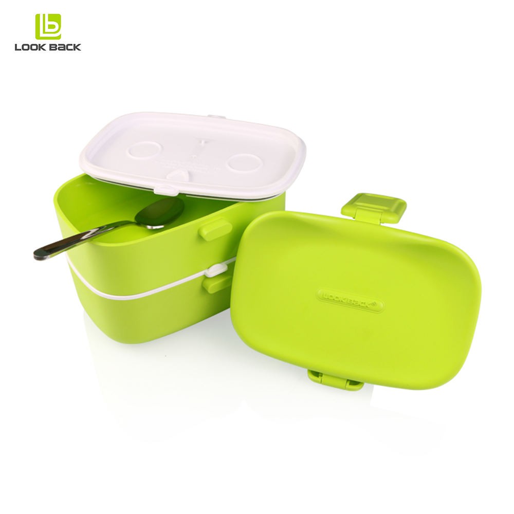 Fortune Cat Double Layer Bento