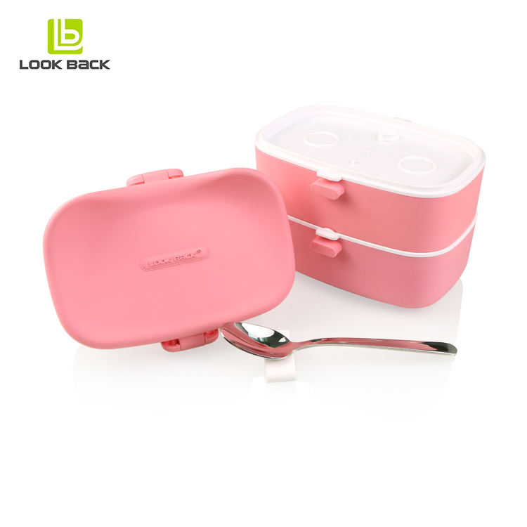 Fortune Cat Double Layer Bento