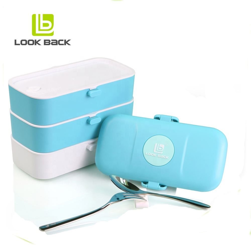 Triple Containers Combination Lunch Box