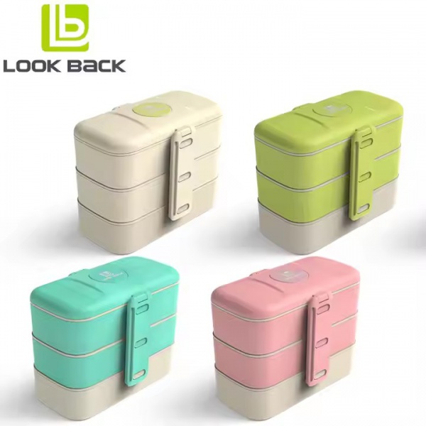 Triple Containers Combination Lunch Box